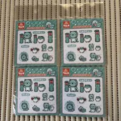 森永ラムネ オリジナルキャラクターシール ４枚セット