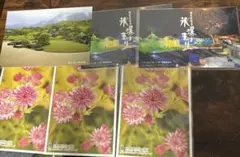 風景と花のポストカード　足立美術館　日本夜景遺産　北海道