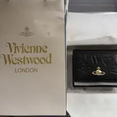 ヴィヴィアン・ウエストウッド　三つ折り財布 ブラック