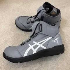 CP314 ASICS グレー 安全靴 ボアクロージャー - メルカリ