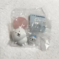 ナガノマーケット　フィギュアマスコット　ハチワレとなかよし