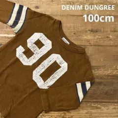 DENIM DUNGREE デニムダンガリーキッズ ナンバリング フットボールT