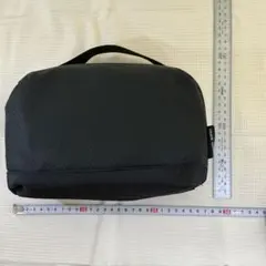 【小型ガジェットポーチ　ほぼ未使用】　FRANK GERALD 黒14ポケット