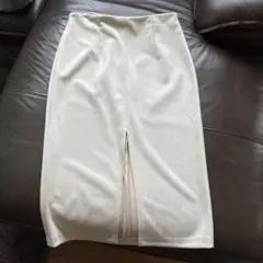 ZARA ベージュタイトスカート L