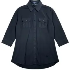 BURBERRY LONDON シルク 混 シャツ ホースロゴ