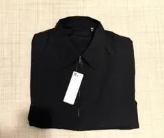 GU ドライジップアップジャケット　メンズ　ブラック　M