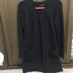 rienda❤️ニットロングガウンカーディガンブラック