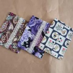 ハンドメイド ポケットティッシュケース 3つセット