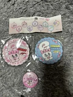 くら寿司 エスターバニー コースター　缶バッジ