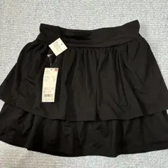 新品UNIQLO ブラック ミニスカート S