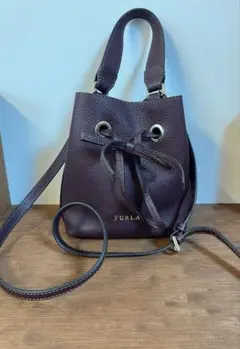 【美品】FURLA フルラ コスタンザ 2way ショルダー ハンドバッグ