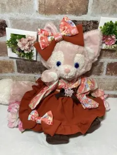 リーナベルＳ　オレンジ花柄　和着物ドレス6点コスチューム　ステラルーも出品中