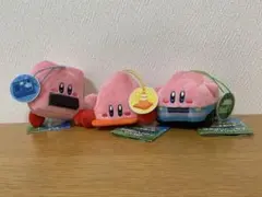 【星のカービィディスカバリー】ほおばりヘンケイミニマスコットぬいぐるみ　セット