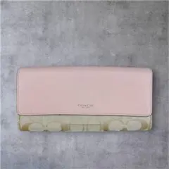 COACH コーチ シグネチャー 長財布 ピンク