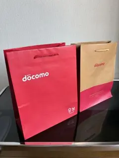 NTT docomo ショップ袋 2枚セットのサムネイル