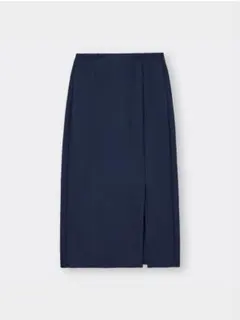 GU カットソーナローミディスカート 丈標準82.0〜86.0cm ジーユー