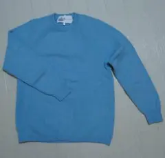 グリーンレーベルリラクシング メンズ　ニット　セーター　水色