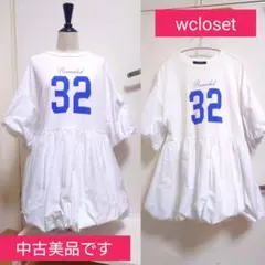 wcloset　バルーンミニTワンピース　中古美品のサムネイル