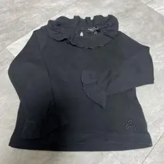 agnès b. ENFANT ブラック長袖カットソー 4 ans