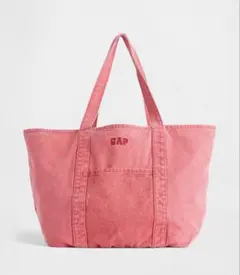 日本未発売色　GAP ピンク トートバッグ フロントポケット付き