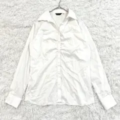 Closshi クロッシー 長袖シャツ L〜LL ホワイト ビジネス