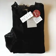 mysa closet レーステレコトップス ブラック M