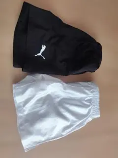 PUMA Wundou ハーフパンツ 140CM 黒白