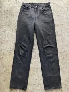 90s Levi's701 先染めブラックデニム　STUDENT USA製W29