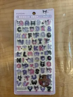 【正規品】ボンボンドロップシール　文字　アルファベット　クロミ
