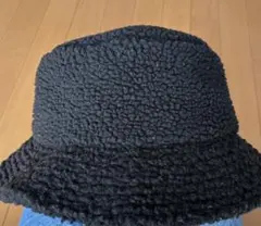 GU ボア バケットハット ブラック秋冬