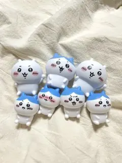 ちいかわ ハチワレ フィギュア 7点セット まとめ売り 表情違いあり