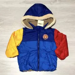 新品未使用　HOT BISCUITS カラフルフード付きアウター 90サイズ