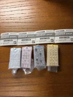 サンリオ ボンボンドロップシール ミニチュアチャーム　コンプリート 4種
