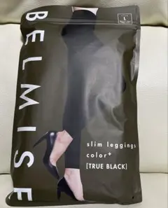 BELMISE スリムレギンス TRUE BLACK L