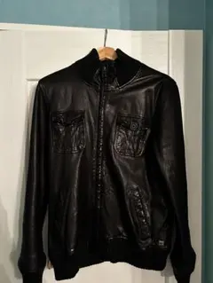 【美品】SCOTCH&SODA 山羊革 ブラックレザーブルゾン Sサイズ 2025年最新】SCOTCH&SODA メンズ レザージャケット・ライダース