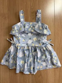 petit main プティマイン 花柄ワンピース水着 100cm