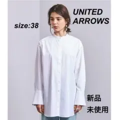 新品　UNITED ARROWS 定価19800円　バンドカラーシャツ