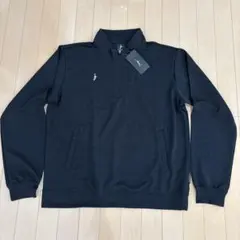 新品タグ付き　オンザコートハーフジップスウェットシャツ Lブラック