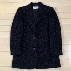 3.13 ハナエモリ ペイズリー柄テーラードジャケット ブラック 総柄 38