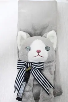 Jam or Pains. ジャムオアペインズマフラー 　灰白猫