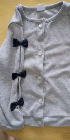 アシャンティプティ、カーディガン、グレー、110cm