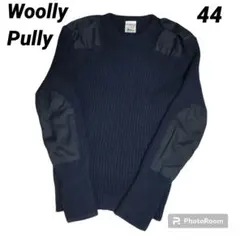 ウーリープーリー コンバット コマンド セーター ミリタリー ニット 44 紺色