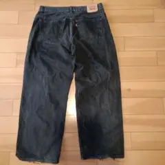 Levi's 550 ブラックデニムパンツ W36 L29のサムネイル