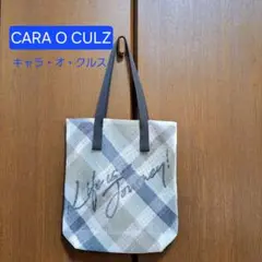 CARO O CULZ チェック柄 メッシュトートバッグ ノベルティ