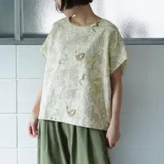 美品✨マーブルシュッド刺繍ブラウス EMB FOLKS 2023年モデル