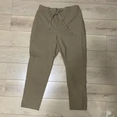 イージーパンツ カーキ Mサイズ ドローストリング メンズ