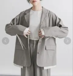 【KBF】 レイヤードデザインジャケット