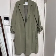 A DAY IN THE LIFE オリーブロングコート M