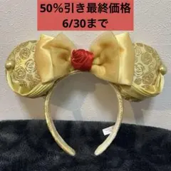 6/30まで！ミニー美女と野獣　ベル　カチューシャ