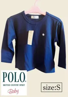 新品未使用 POLO baby ネイビー 90 ロンT 長袖